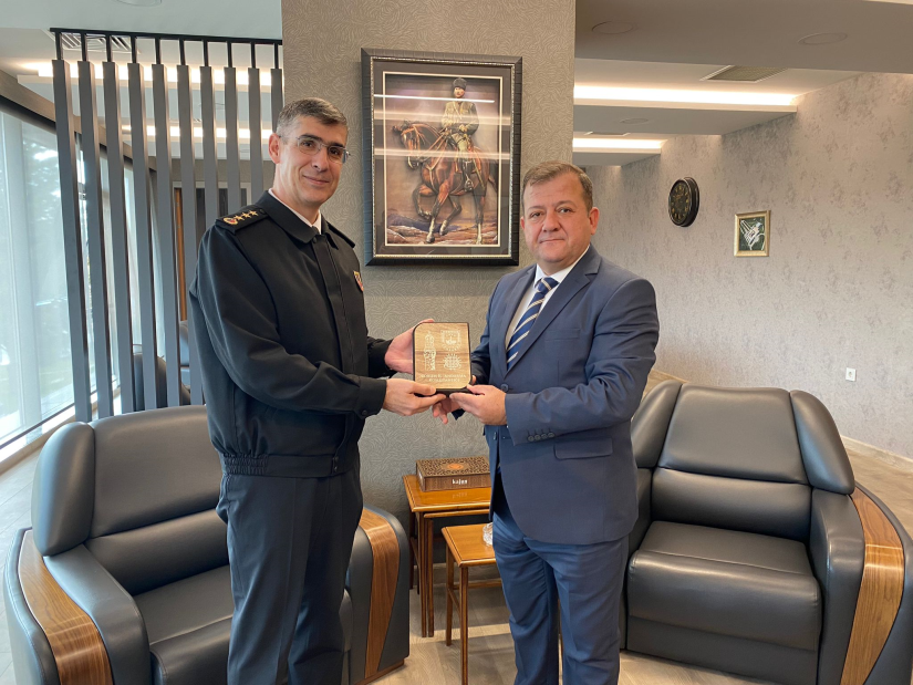 Çorum İl Jandarma Komutanı J.Kd.Albay Çetinkaya’dan ÇTSO Başkanı Başaranhıncal’a İade-i Ziyaret