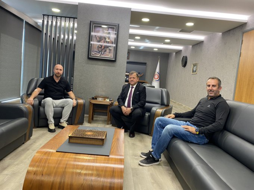Türkiye Tenisi Federasyonu Çorum İl Temsilcisi Bakırcan'dan TSO Başkanı Başaranhıncal'a Ziyaret