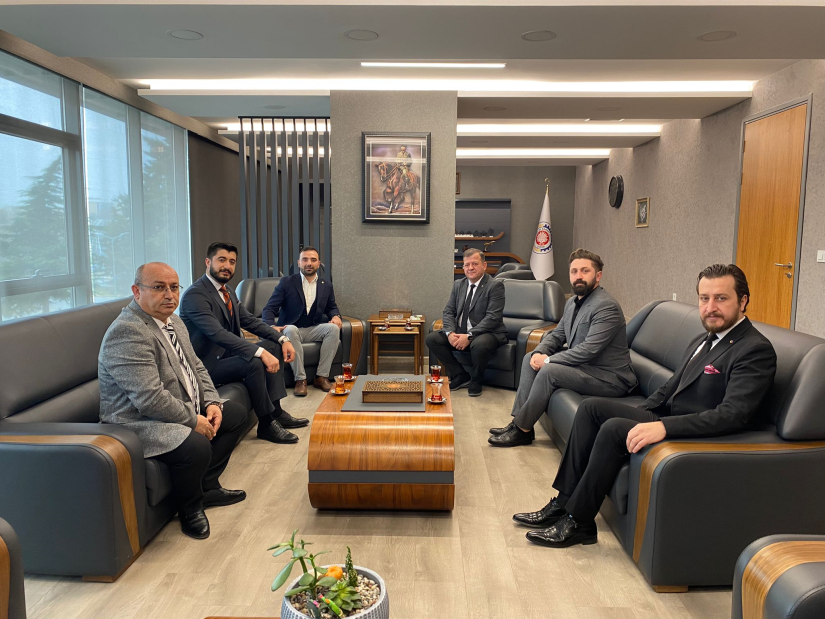 Amsaya, Yozgat ve Tokat Genç Girişimci Başkanlardan ÇTSO Başkanı Başaranhıncal’a Ziyaret
