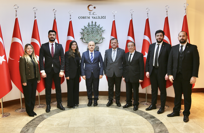 Vali Dağlı'ya ÇTSO Başkanı Başaranhıncal'dan Ziyaret