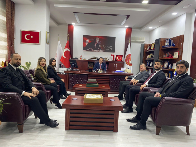 Cumhuriyet Başsavcısı Ahmet Bektaş’ı ziyaret ettiler,