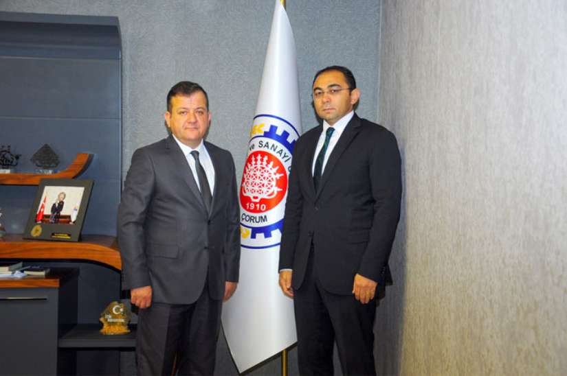 KOSGEB Çorum İl Müdürü Yusuf Yıldız, Çorum Ticaret ve Sanayi Odası Yönetim Kurulu Başkanı Çetin Başaranhıncal’ı ziyaret etti.