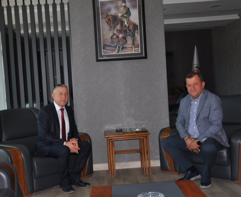 Çorum Çalışma ve İş Kurumu İl Müdürü Tuzcu'dan TSO Başkanımız Başaranhıcal'a Ziyaret