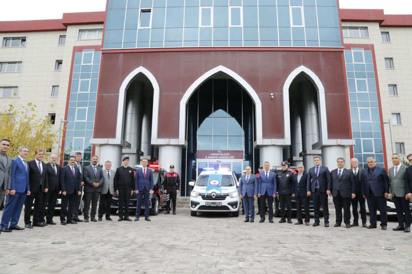 Huzur ve Güven Şehri Çorum’umuzun Emniyet Teşkilatı Araç Filosunu Genişletti