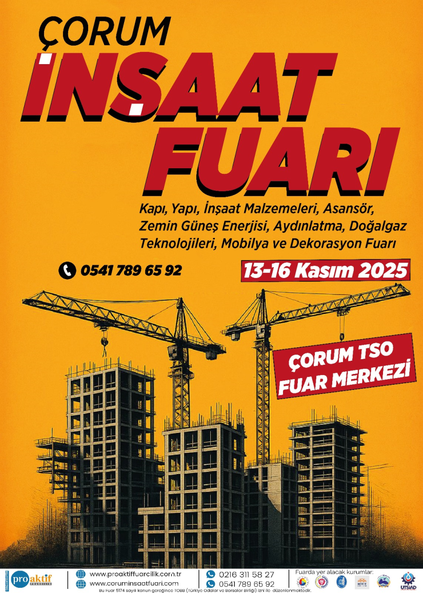 13-16 Kasım İnşaat ve Mobilya Dekorasyon Fuarları
