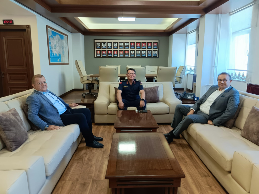 İl Jandarma Komutanına Hayırlı Olsun ziyareti