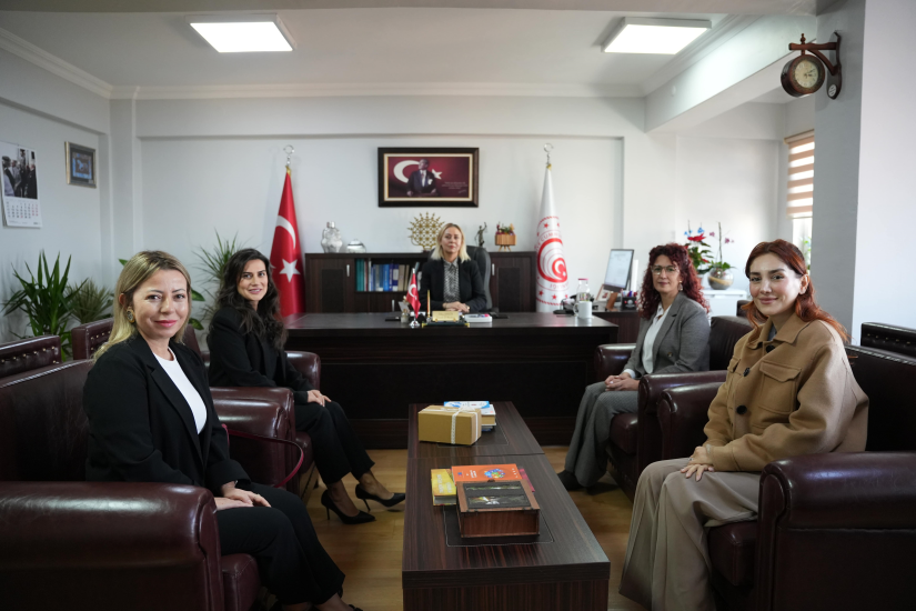 Çorum Ticaret İl Müdürü Tülay Koldaş Şahin’e hayırlı olsun ziyareti