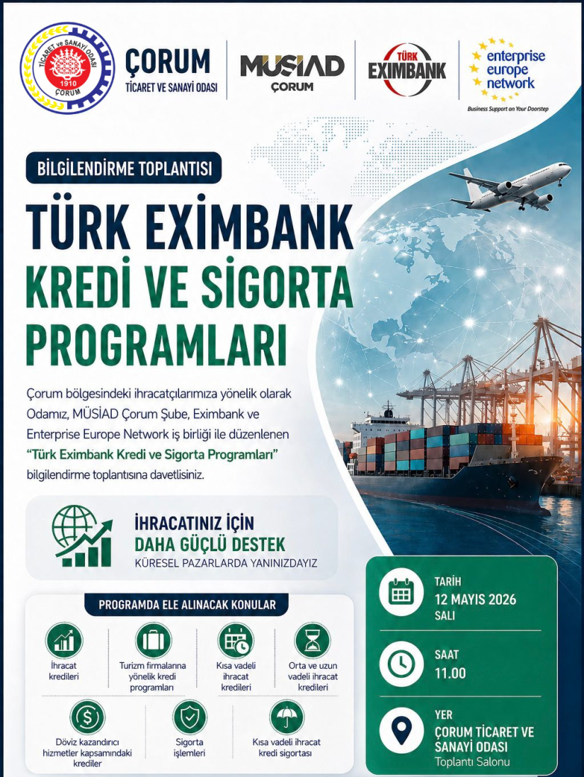 “Türk Eximbank Kredi ve Sigorta Programları” Bilgilendirme