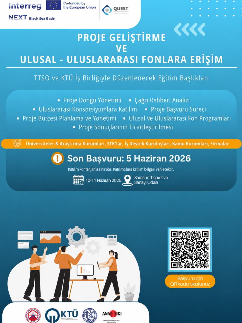 “Proje Geliştirme ve Ulusal/Uluslararası Fonlara Erişim” eğitimi