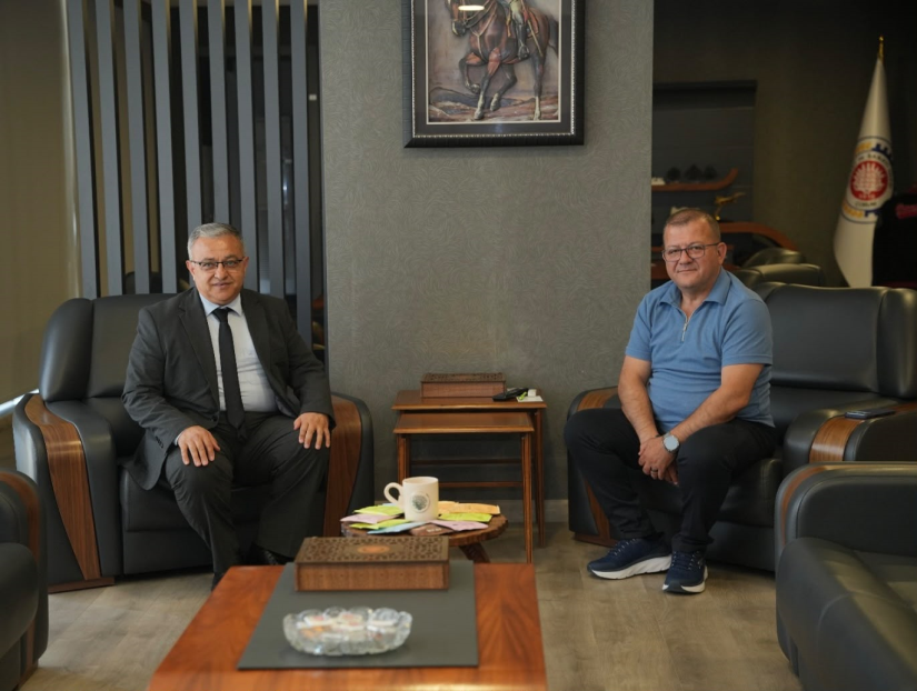 İşkur Çorum İl Müdürlüğü görevine vekaleten atanan Zeki Karaman'ın Odamızı ziyareti