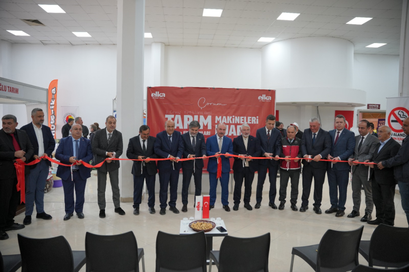 3. Çorum Ceviz Yetiştiriciliği Teknolojileri, Tarım Alet ve Ekipmanları Fuarı’nın açılış töreni