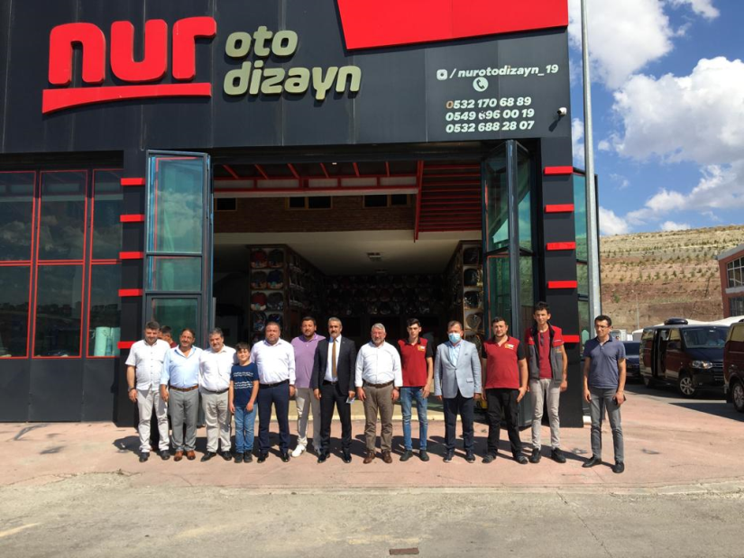 Yönetim Kurulu Başkanımız Çetin Başaranhıncal Nurullah Müstet'in sahibi olduğu Nur Oto Dizayn'ı ziyaret etti.