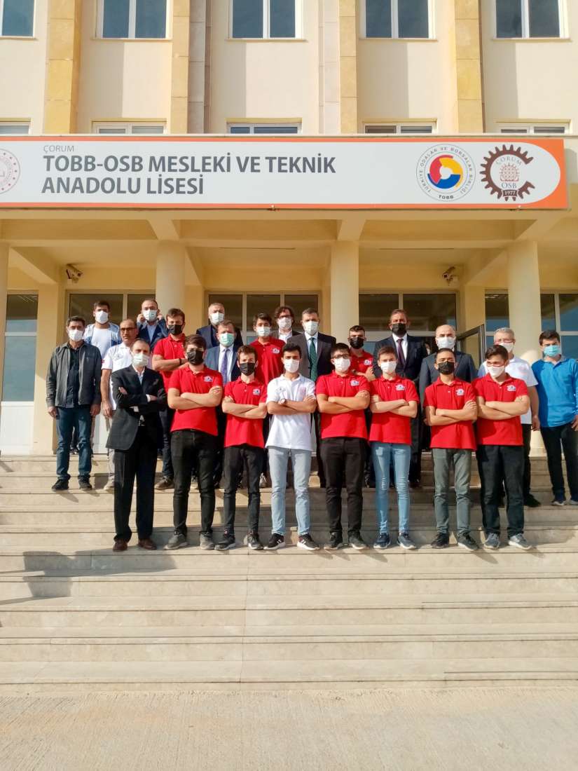 Çorum TOBB-OSB Mesleki ve Teknik Anadolu Lisesi ziyareti